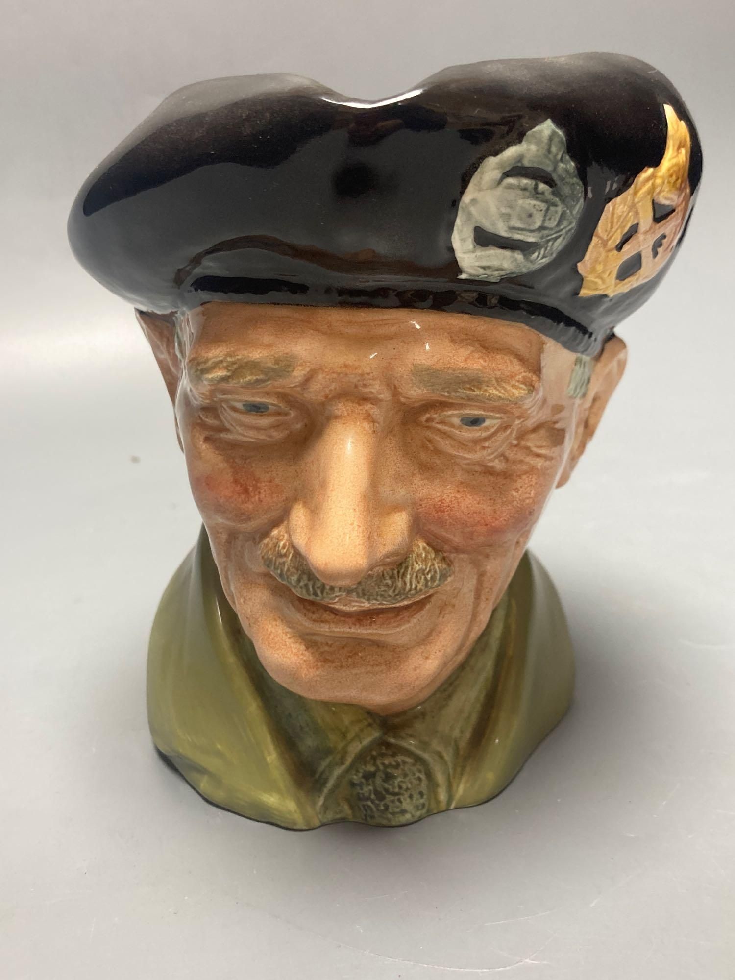 A Royal Doulton Lord Nelson character jug, Royal Doulton Monty character jug